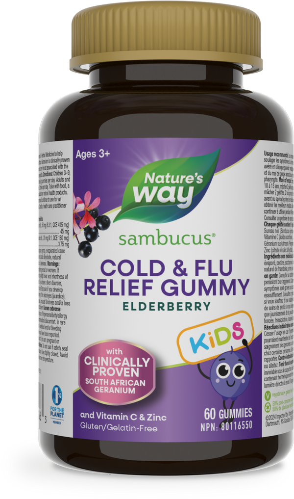 Gélifiés Sambucus Soulagement pour Enfants / 60 gélifiés