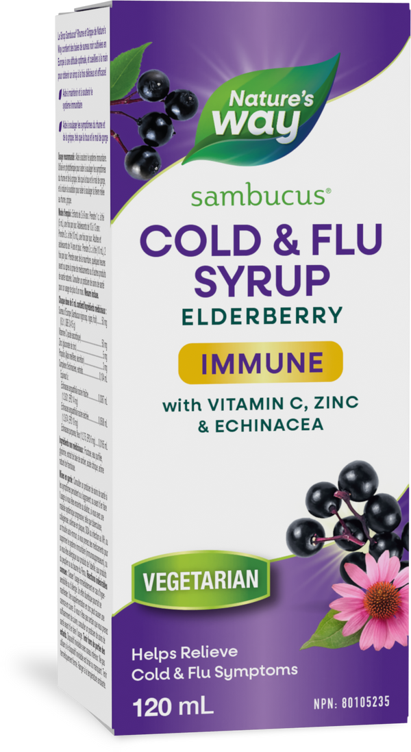 Sambucus Immune Cold and Flu Care, Syrup / 4 fl oz (120 ml)