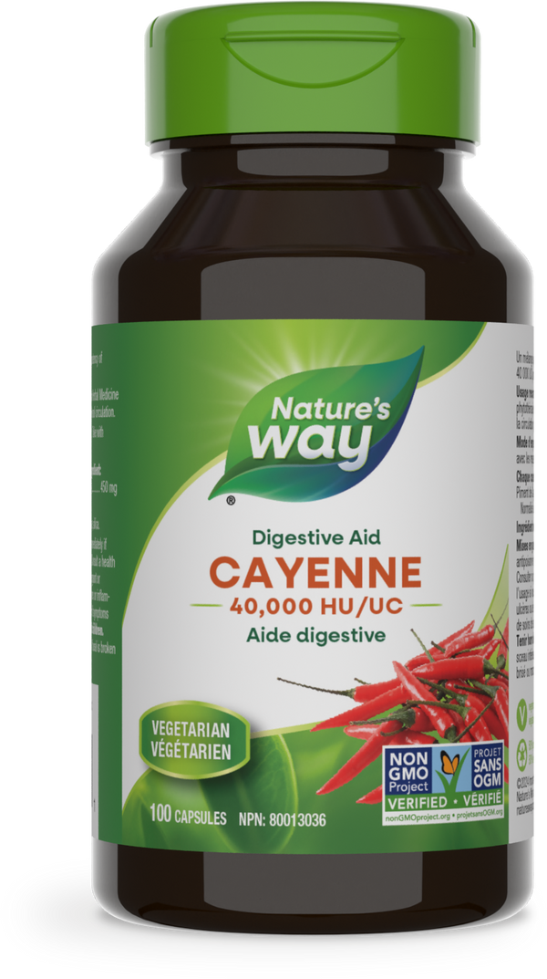 Cayenne, 40 000 HU / 100 gélules