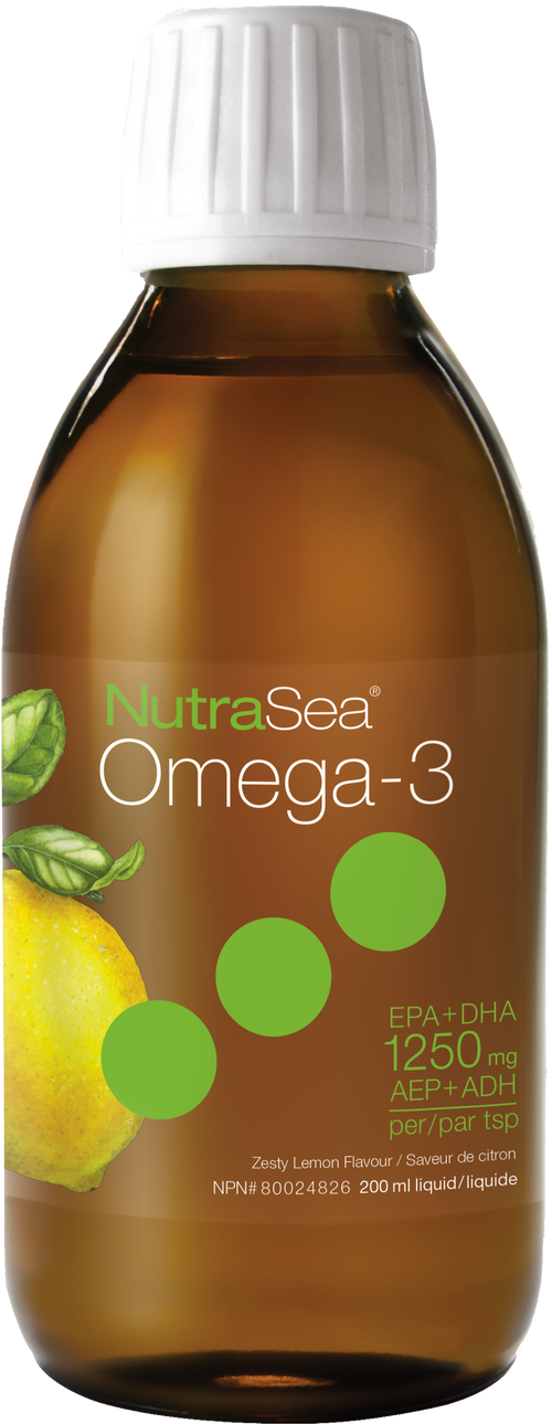 NutraSea® Omega-3, Lemon / 6.8 fl oz (200 ml)