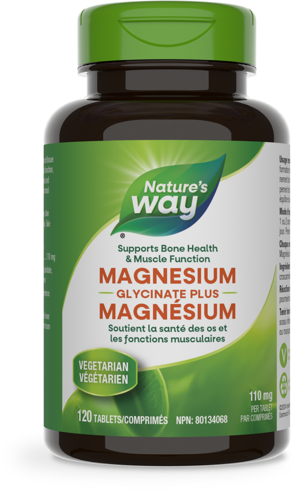 Glycinate de Magnésium Plus / 120 tablets