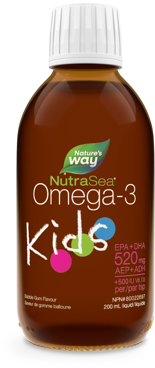 NutraSea® Kids Oméga-3 pour Enfants, Gomme balloune / 200 mL (6,8 oz liq.)