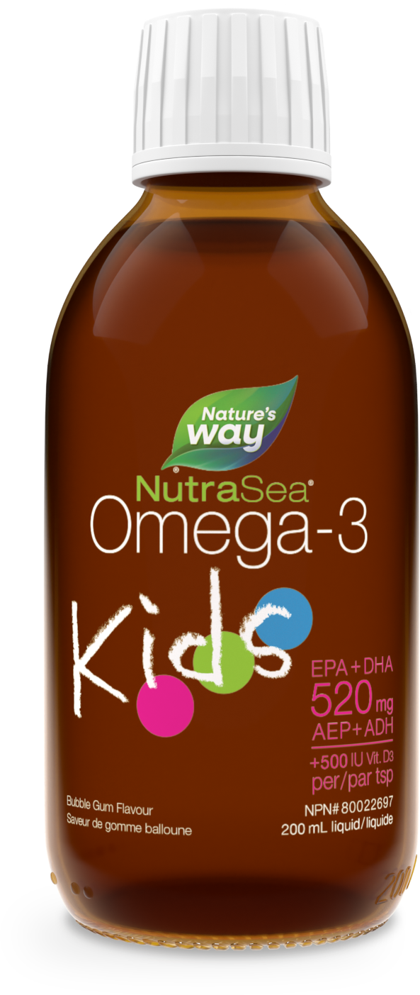 NutraSea® Kids Oméga-3 pour Enfants, Gomme balloune / 200 mL (6,8 oz liq.)
