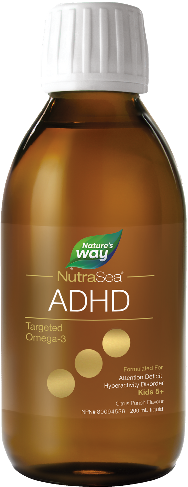 NutraSea ADHD Targeted Omega-3, Citrus Punch / 6.8 fl oz (200 ml)