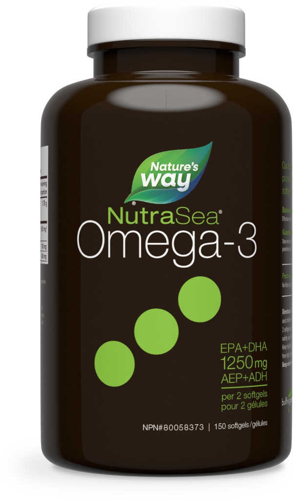 NutraSea® Omega-3 Liquid Gels, Fresh Mint / 150 softgels