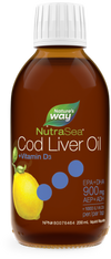 NutraSea® Cod Liver Oil, Lemon / 6.8 fl oz (200 ml)