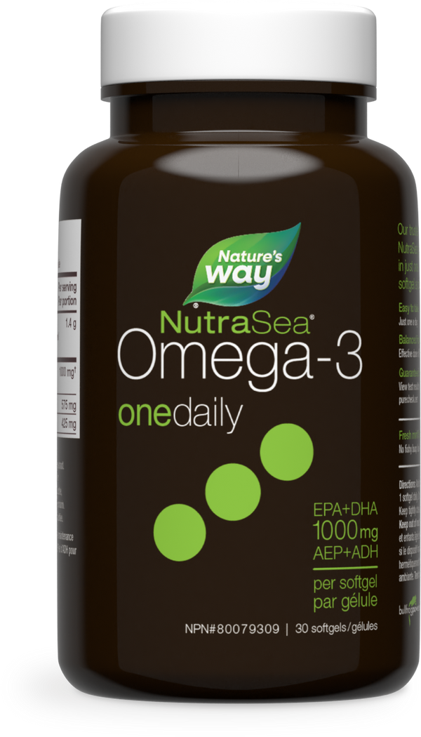 NutraSea® Omega-3 One Daily Liquid Gels, Fresh Mint / 30 softgels