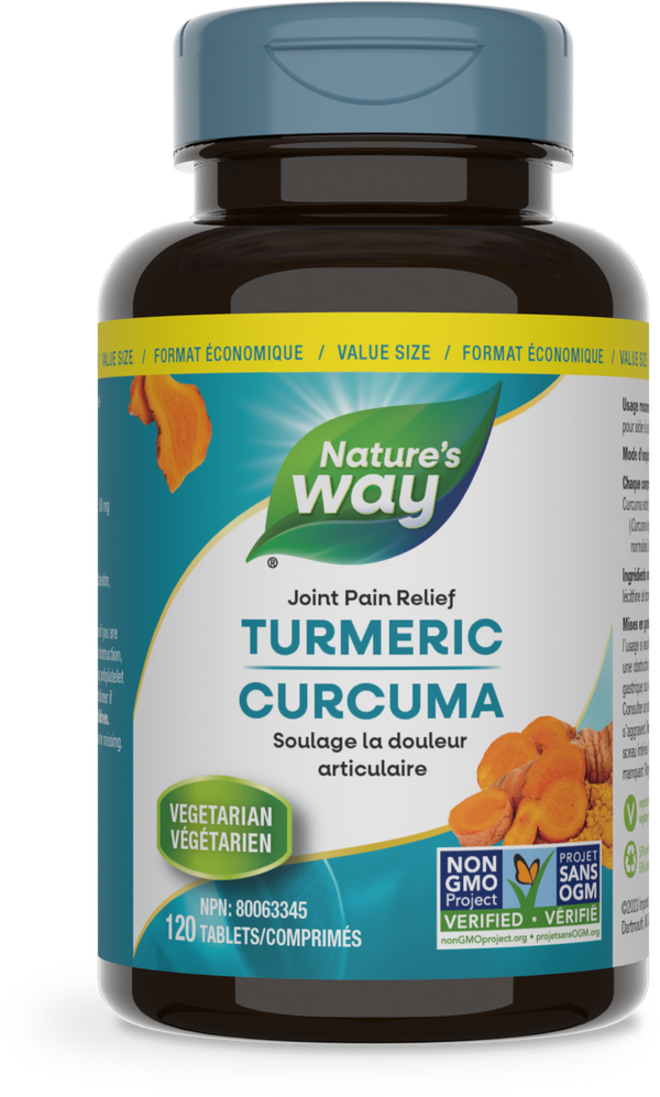 Curcuma, extrait standardisé / 120 comprimés