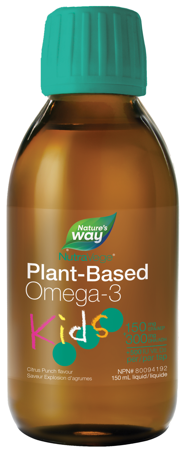 NutraVege Kids Omega-3, à base de plantes, punch aux agrumes / 5 oz (150 ml)