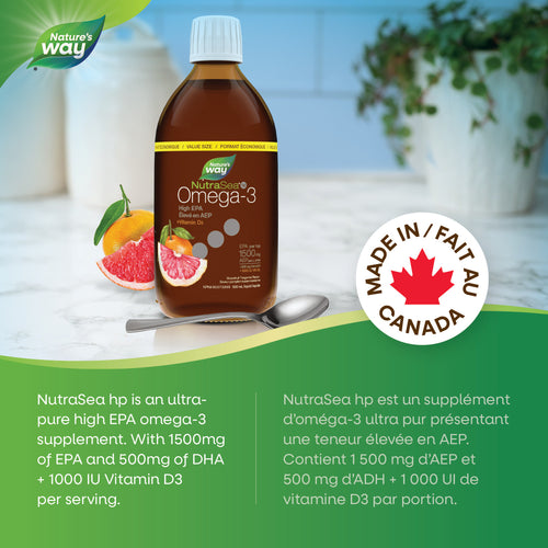 NutraSea hp+D™ (Pamplemousse Mandarine) / 16.9 fl oz (500 ml)