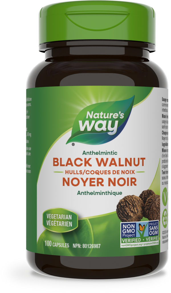 Coques de noix noires / 100 capsules