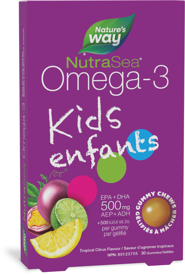 NutraSea Omega-3 Kids Gummy Chews / 30 gummies