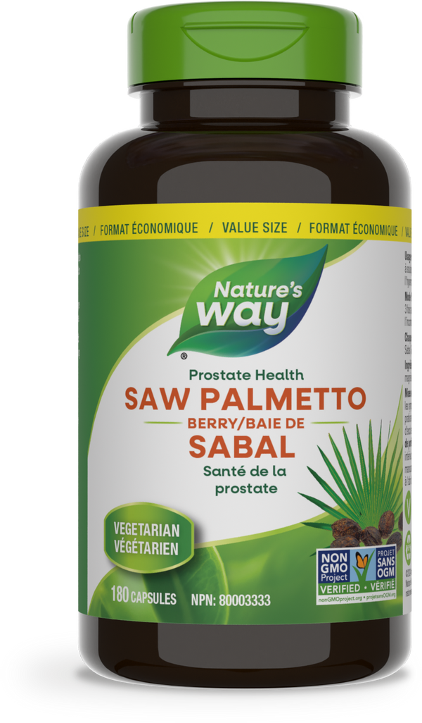 Saw Palmetto Berry, format économique / 180 capsules