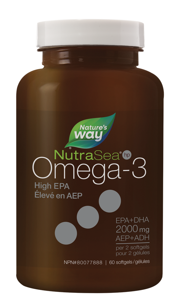 NutraSea® HP™ Omega-3 Liquid Gels, Fresh Mint / 60 softgels