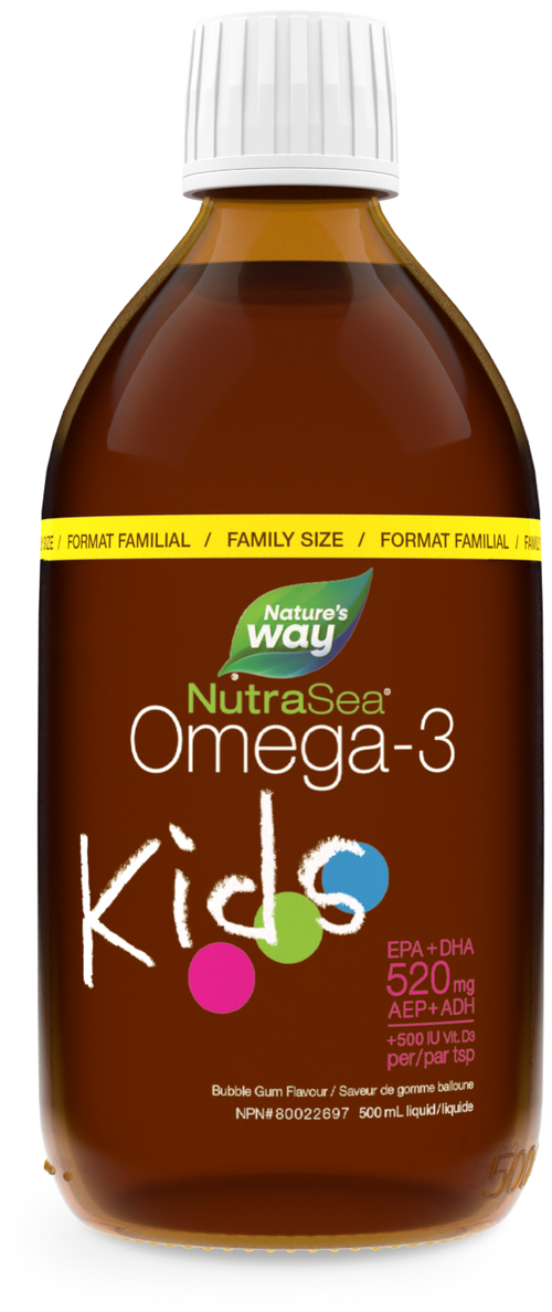 NutraSea® Kids™ Omega-3, Bubblegum / 16.9 fl oz (500 ml)