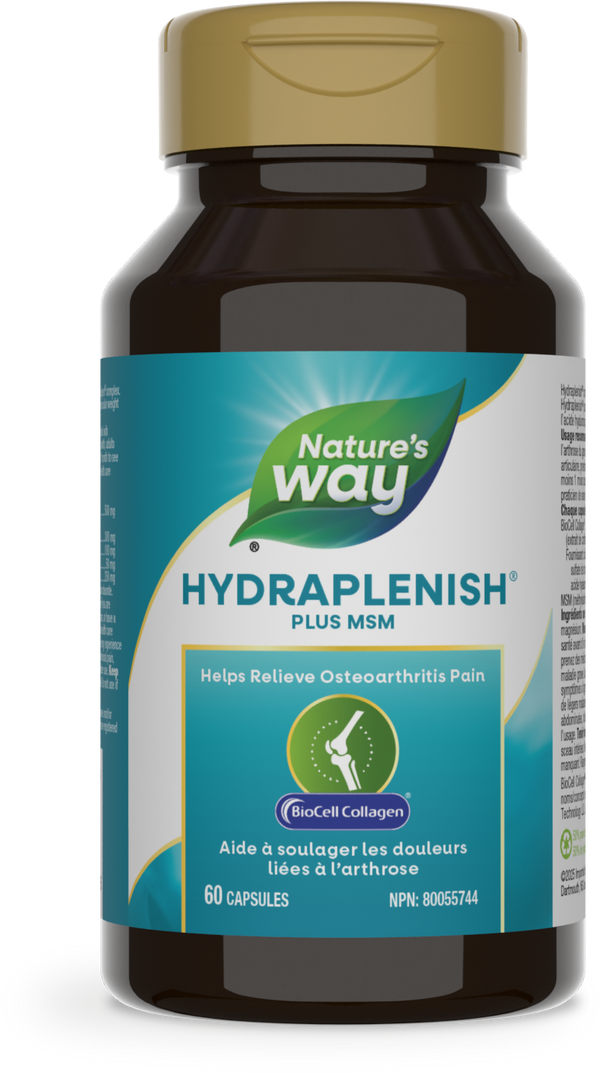Hydraplenish® Plus MSM & Collagène / 60 gélules