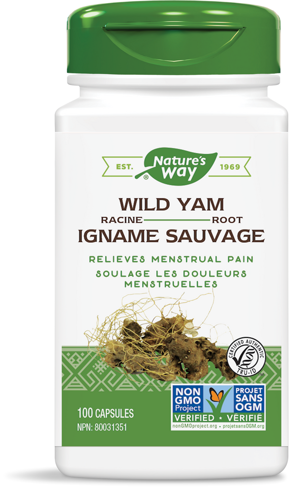 Racine d'igname sauvage / 100 gélules