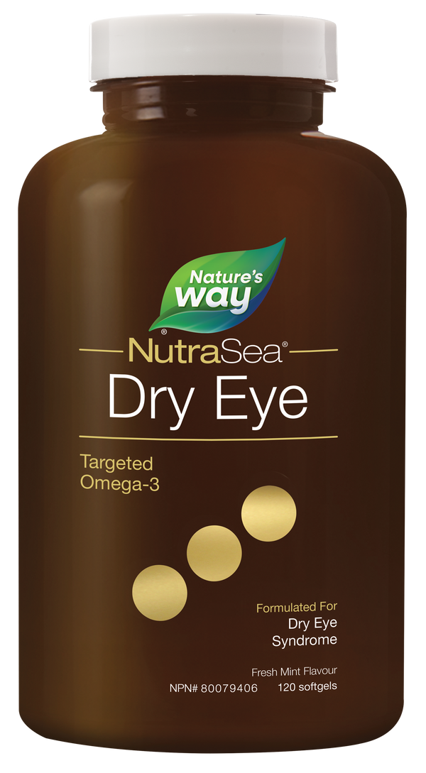 NutraSea Dry Eye Omega-3 ciblé, menthe fraîche, 120 unités / 120 gélules