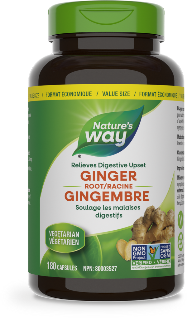 Ginger Root / 180 capsules