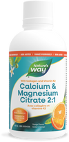 Calcium & Magnesium Citrate 2:1 with Vitamin K2 & Collagen, Orange / 16.9 fl oz (500 ml)