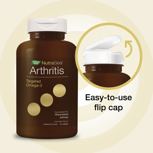 NutraSea® Arthritis Targeted Omega-3, Fresh Mint / 75 softgels