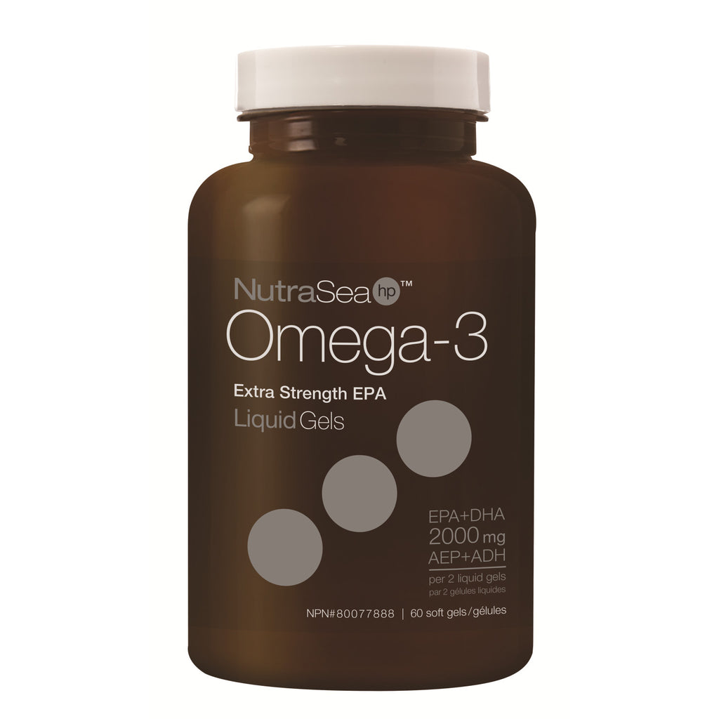 NutraSea® HP™ Omega3 Liquid Gels, Fresh Mint / 60 softgels Nature's