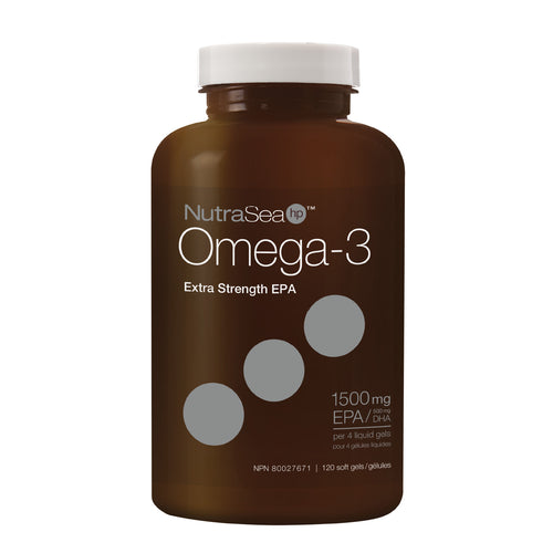 Gels liquides NutraSea® HP Omega-3, citron / 120 gélules