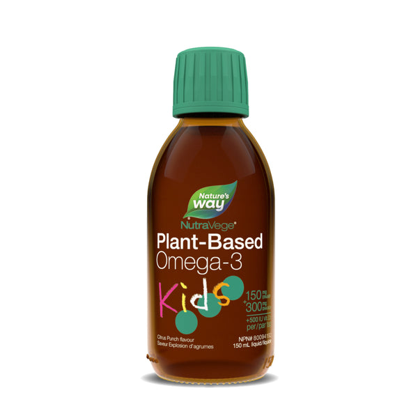 NutraVege Kids Omega-3, à base de plantes, punch aux agrumes / 5 oz (150 ml)