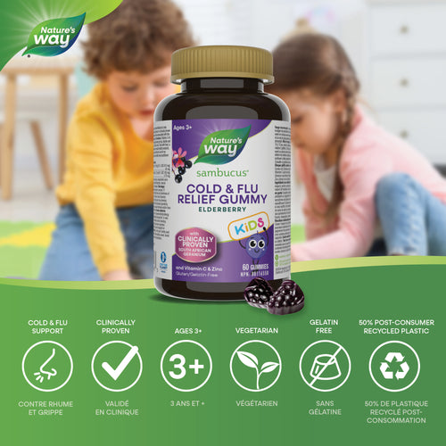 <{%MAIN1_14166%}>Nature's Way® | Sambucus Relief Kids Gummy 60 ct