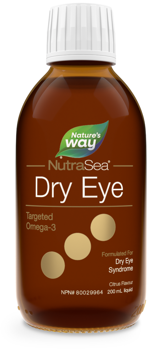 <{%PRIMARY_12434%}>Nature's Way® | NutraSea Dry Eye Targeted Omega-3, Citrus, 200ml, 6.8 fl oz (200 ml), Citrus