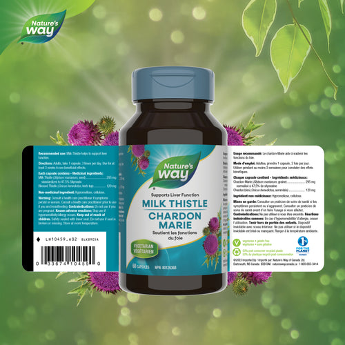 <{%FACT1_10459%}>Nature's Way® | Milk Thistle - supplement facts