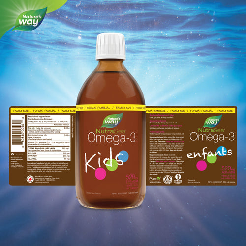 <{%FACT1_11212%}>Nature's Way® | NutraSea Kids Omega-3, Bubblegum - supplement facts