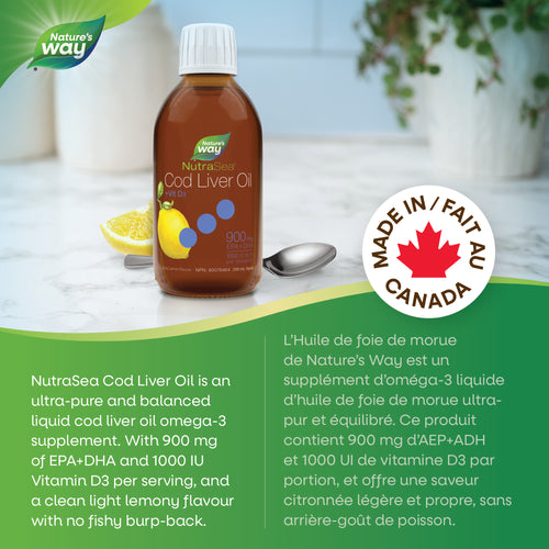 <{%MAIN2_11873%}>Nature's Way® | NutraSea® Cod Liver Oil, Lemon