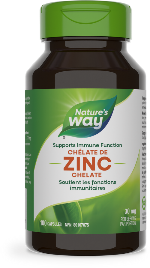 <{%PRIMARY_13775%}>Nature's Way® | Zinc Chelate, 100 capsules