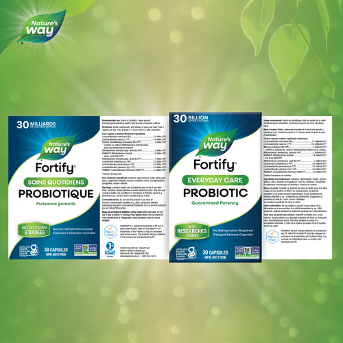 <{%FACT1_10862%}>Nature's Way® | Fortify Everyday Care Probiotic - supplement facts