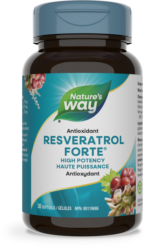 <{%PRIMARY_10369%}>Nature's Way® | Resveratrol-forte, 30 softgels