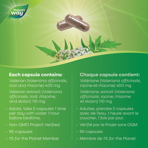 <{%MAIN3_10461%}>Nature's Way® | Valerian, Standardized Extract