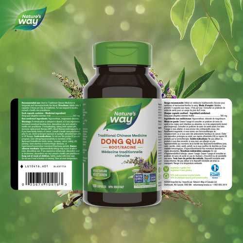 <{%FACT1_10416%}>Nature's Way® | Dong Quai Root - supplement facts