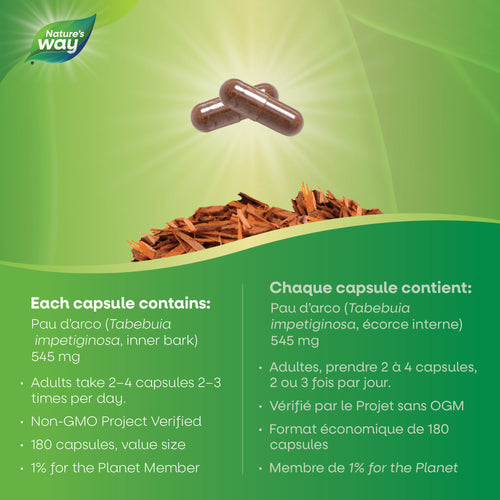 <{%MAIN3_30670%}>Nature's Way® | Pau D'Arco Inner Bark