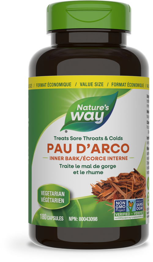 <{%PRIMARY_30670%}>Nature's Way® | Pau D'Arco Inner Bark, 180 capsules