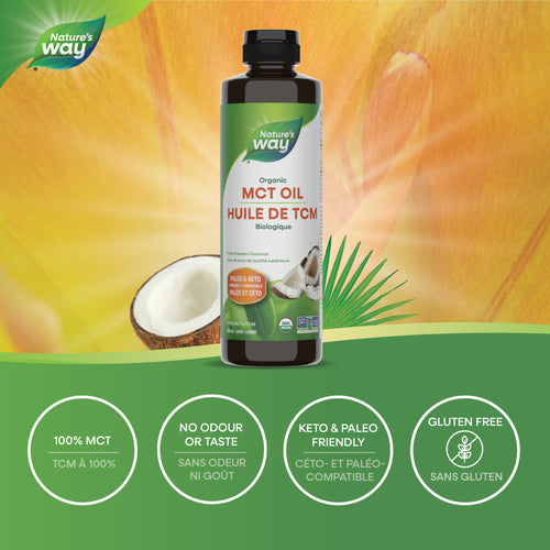 <{%MAIN1_12656%}>Nature's Way® | Nature's Way 100% MCT Oil From Coconut, Certified Organic