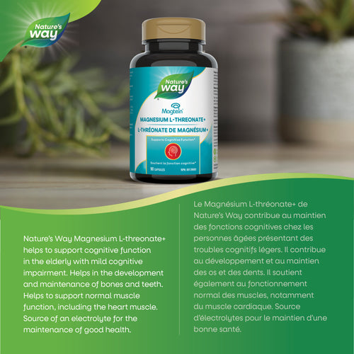 <{%MAIN2_15213%}>Nature's Way® | Magtein® Magnesium L-Threonate Plus