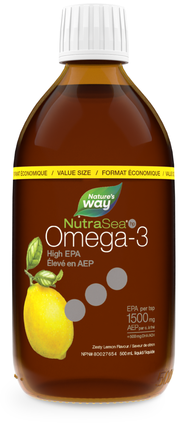 NutraSea® HP™ Omega-3, Lemon / 16.9 fl oz (500 ml)