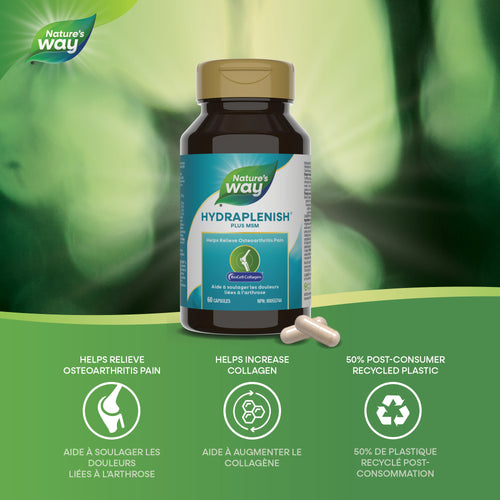 <{%MAIN1_10712%}>Nature's Way® | Hydraplenish® Plus MSM & Collagen