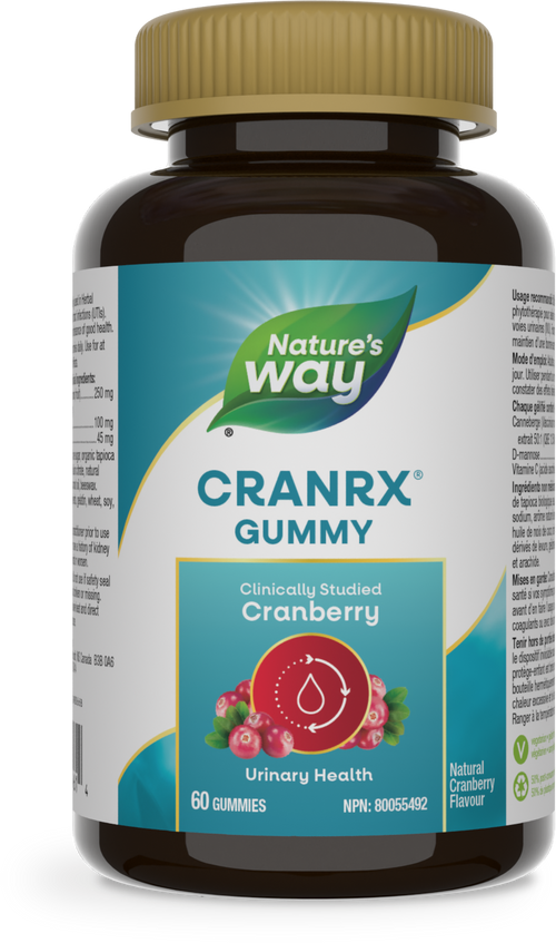 <{%PRIMARY_14961%}>Nature's Way® | CranRX Gummies, 60 gummies, Cranberry
