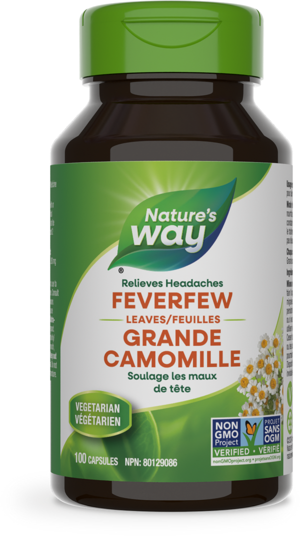 Feverfew Leaves / 100 capsules