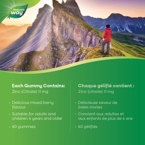 <{%MAIN3_13853%}>Nature's Way® | Zinc Gummies, Immune System Support