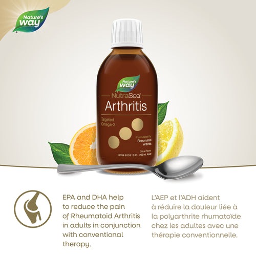 <{%MAIN3_13048%}>Nature's Way® | NutraSea® Arthritis Targeted Omega-3, Citrus Flavour