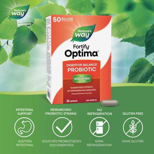 <{%MAIN1_10556%}>Nature's Way® | Fortify™ Optima™ Digestive Balance Probiotic