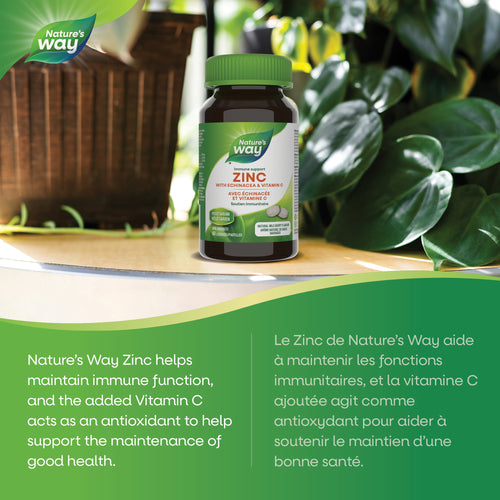 <{%MAIN2_30539%}>Nature's Way® | Zinc with Echinacea & Vitamin C